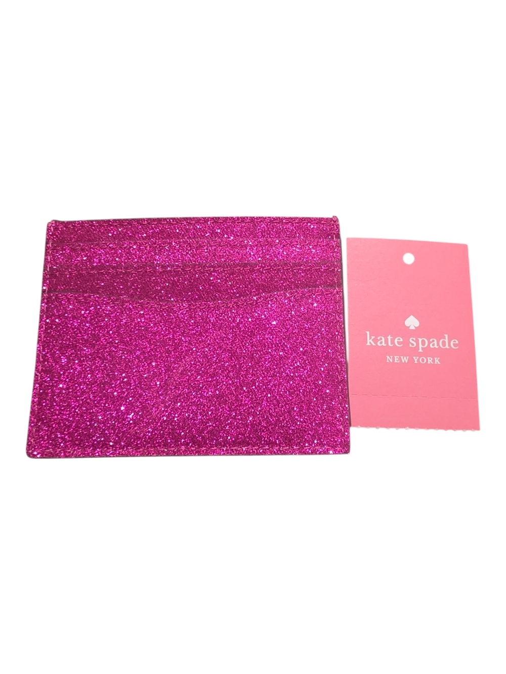 kate spade Pink Glitter Slim Cardholder - Picture 3 of 4